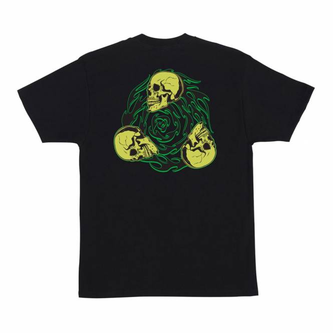 Creature Skateboards Spiral Skull Skate T-Shirt - Black