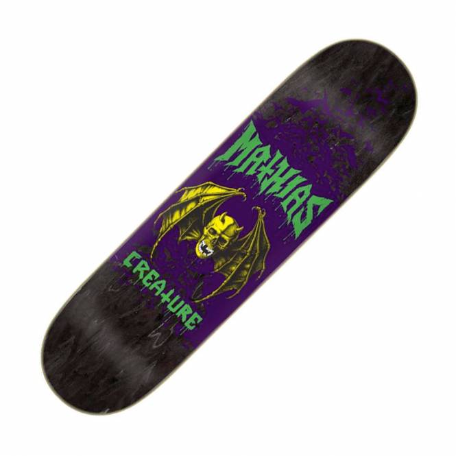 Creature Skateboards Torres Skull Bat (Stumps) Skateboard Deck 8.5''