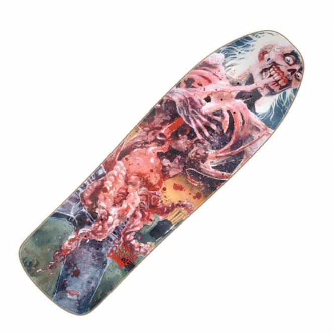 Creature Skateboards X Cannibal Corpse Eaten Back To Life Skateboard Deck 9.3''