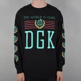 Crest Longsleeve T-Shirt - Black