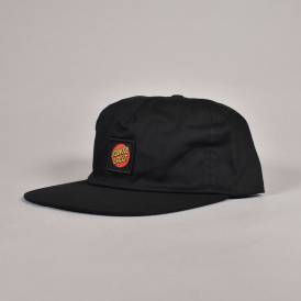 Cruz Label Snapback Cap - Black