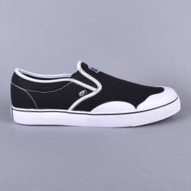 Cube Slip On BS5 Canvas Skate Shoes - Black