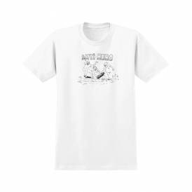 Curb Pit Skate T-Shirt - White/Black