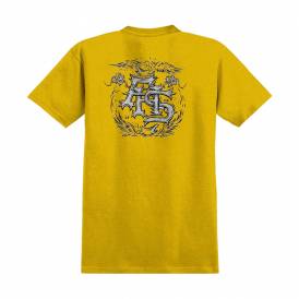 Customs Skate T-Shirt - Heather Mustard