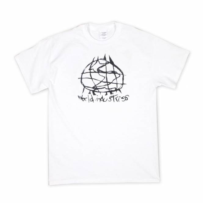 Dear Skating World Scribble Logo Skate T-Shirt - White