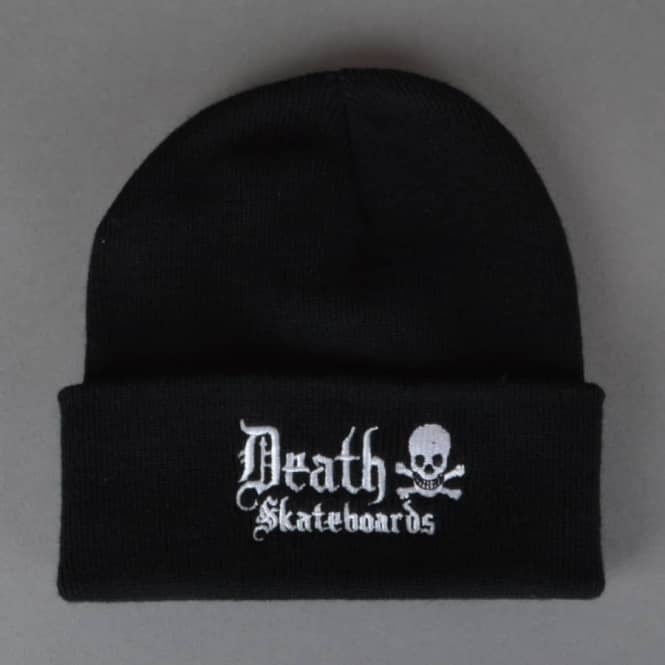 Death Skateboards Death Rollup Beanie Black