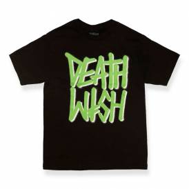 Deathstack Skate T-Shirt - Black/Green