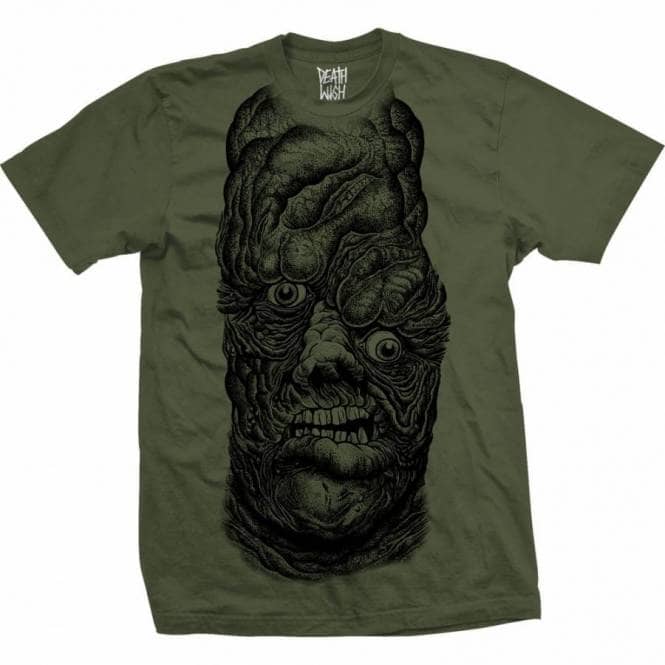 Deathwish Skateboards Deathwish Toxic Horror Skate T-Shirt Military Green