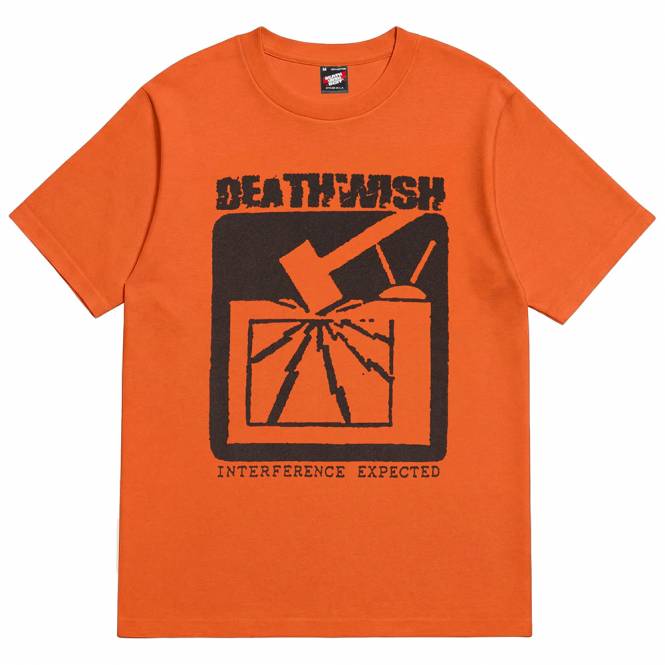 Deathwish Skateboards Interference Skate T-Shirt - Rust Orange