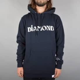 Desert Font Pullover Hoodie - Navy