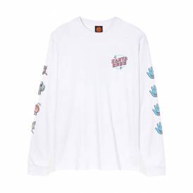 Desert Tripper Longsleeve Skate T-Shirt - White