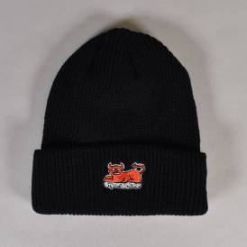 Devil Cat Beanie - Black