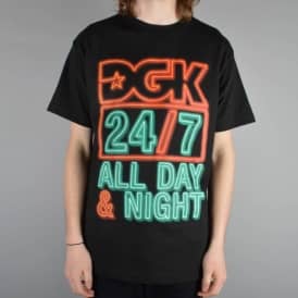 24-7 Skate T-Shirt - Black