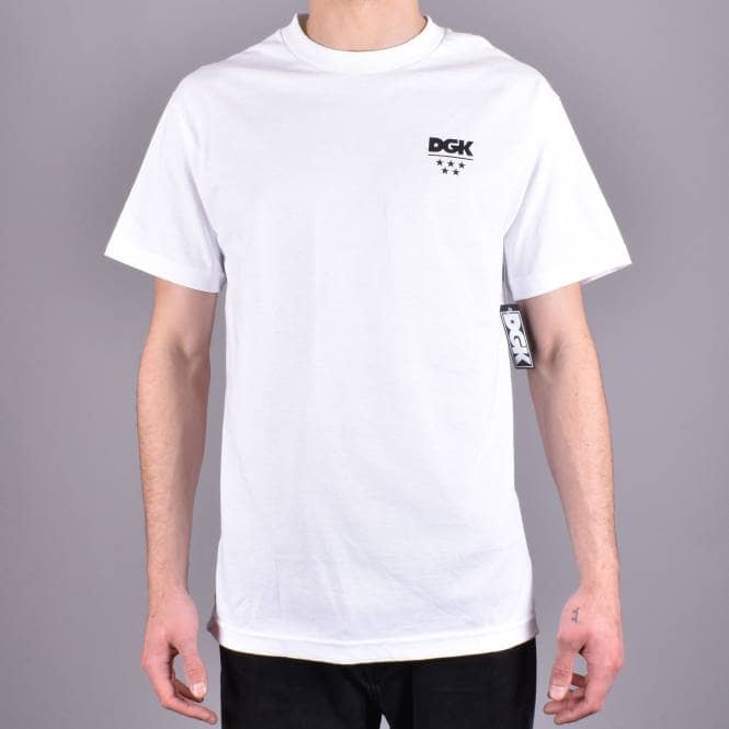 DGK All Star Mini Logo Skate T-Shirt - White