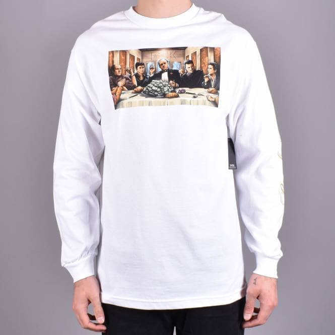 DGK Break Bread Long Sleeve T-Shirt - White