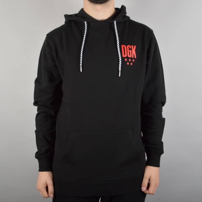 DGK Fade Away Custom Hooded Top - Black