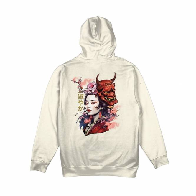 DGK Fortune Fleece Hood - Bone