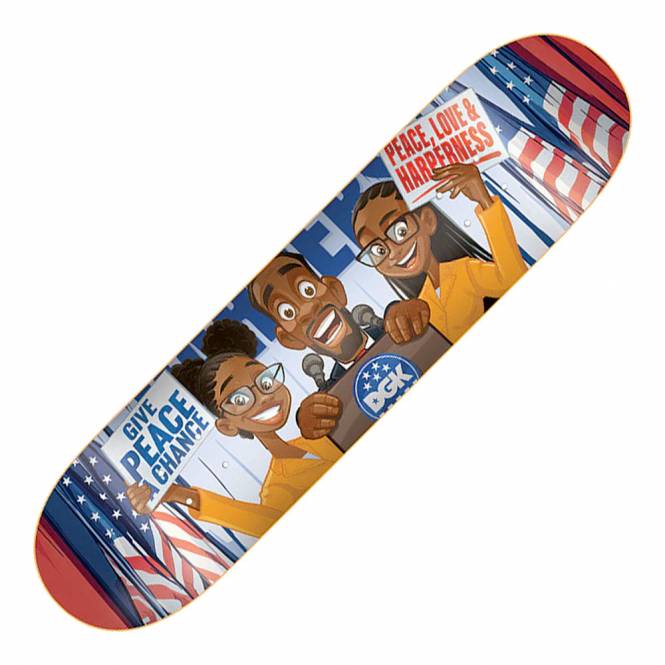 DGK Harpers Freedom Skateboard Deck 8.25''
