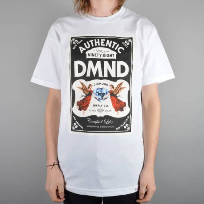 Diamond Supply Co. Authentic Skate T-Shirt - White