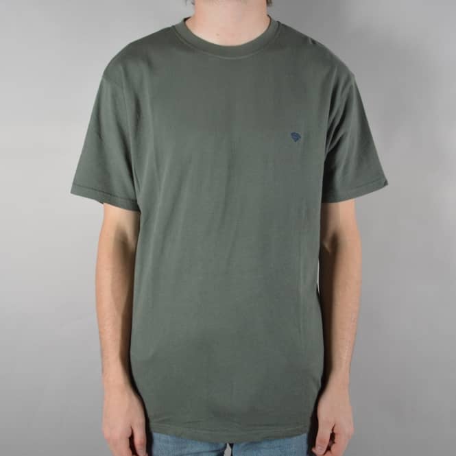 Diamond Supply Co. Brilliant Chest Embroidered T-Shirt - Green