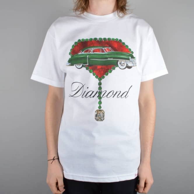 Diamond Supply Co. Caddy Diamond Skate T-Shirt - White