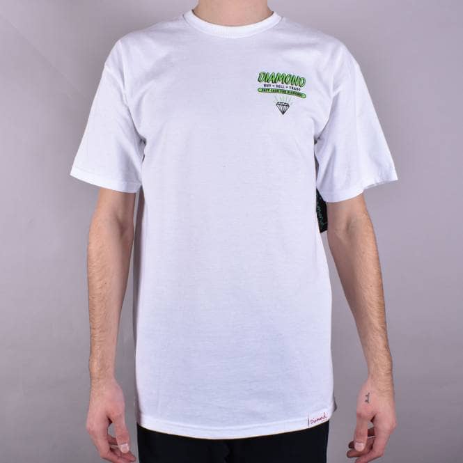 Diamond Supply Co. Cash For Diamond Skate T-Shirt - White