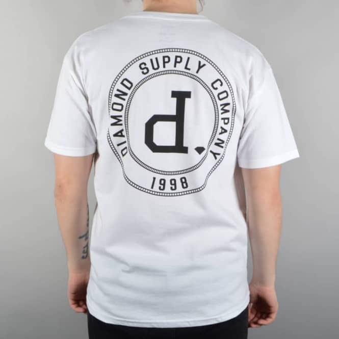 Diamond Supply Co. College Seal Skate T-Shirt - White