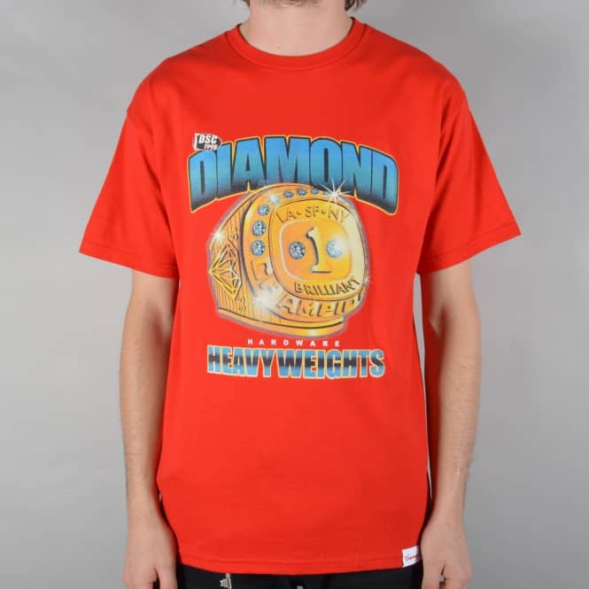 Diamond Supply Co. Heavyweight Champs Skate T-Shirt - Red