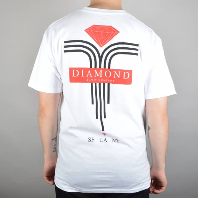 Diamond Supply Co. Mach 5 Skate T-Shirt - White