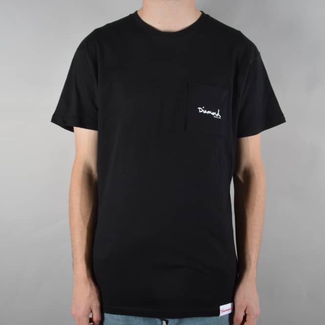 Diamond Supply Co. Mini OG Script Pocket T-Shirt - Black
