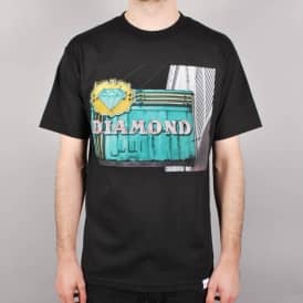 Diamond Supply Co. Neon Skate T-Shirt - Black