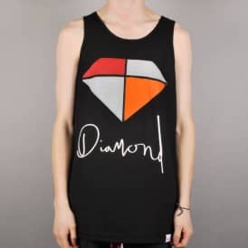Diamond Supply Co. Painted Tank Top - Black