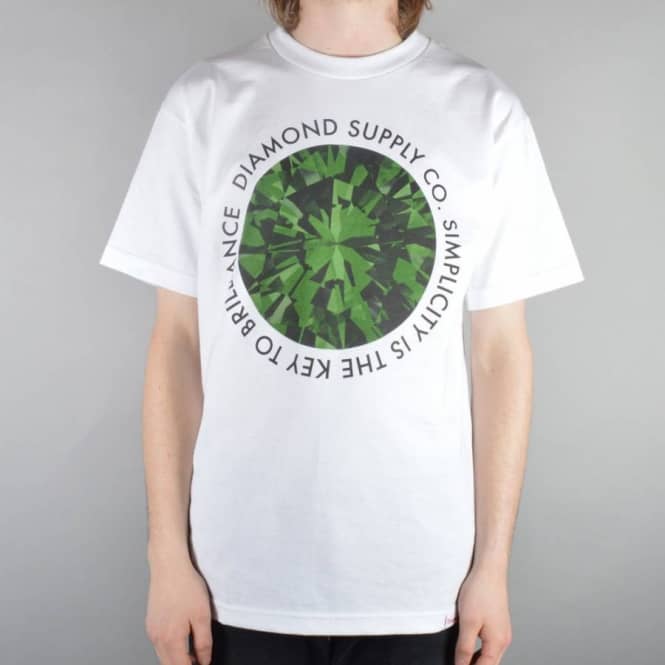 Diamond Supply Co. Simplicity Skate T-Shirt - White