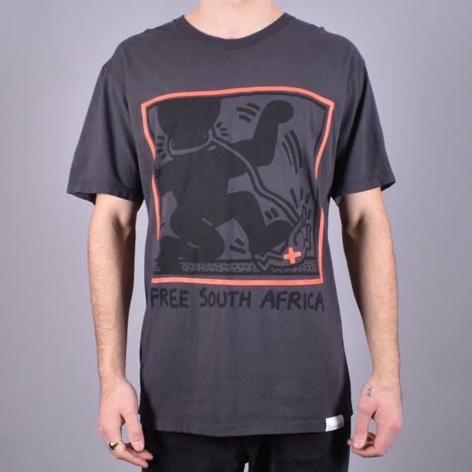 Diamond Supply Co. x Keith Haring South Africa T-Shirt - Charcoal