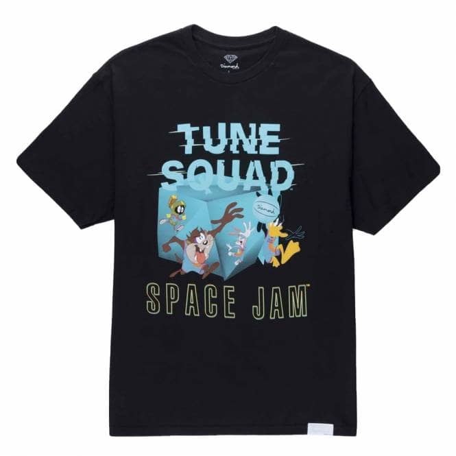 Diamond Supply Co. X Space Jam Box Skate T-Shirt - Black