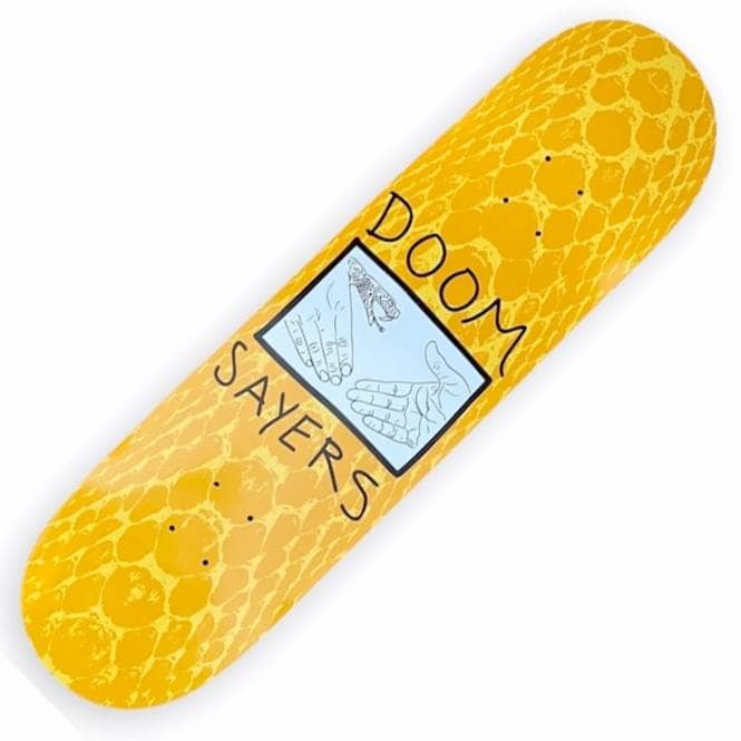 Doomsayers Club Snake Skin Snake Shake (Orange) Shorty Skateboard Deck 8.375