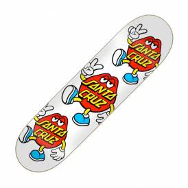 Dot Guy ATV (White) Skateboard Deck 8.0''