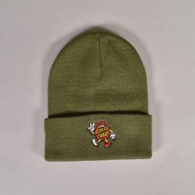 Dot Guy Beanie - Deep Olive
