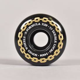 Double Locks 99A X-Formula V7 (Black) Skateboard Wheels 54mm