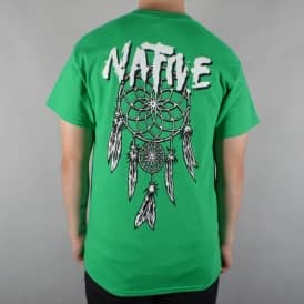 Dreamcatcher Skate T-Shirt - Kelly Green