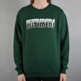 Drop Crewneck Sweater - Forest Green