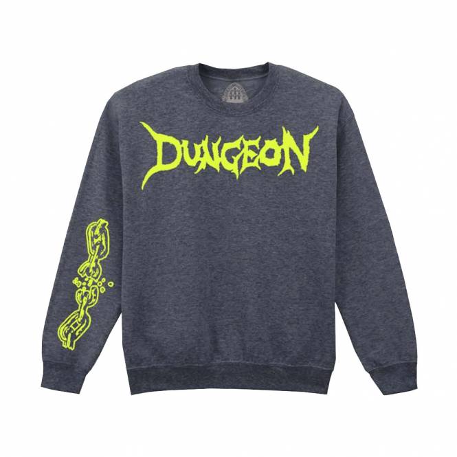 Dungeon Break The Chain Crewneck - Charcoal