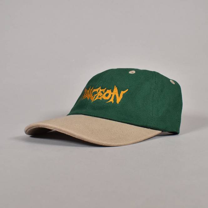 Dungeon Brushed Canvas Strapback Cap - Green Taupe/Copper