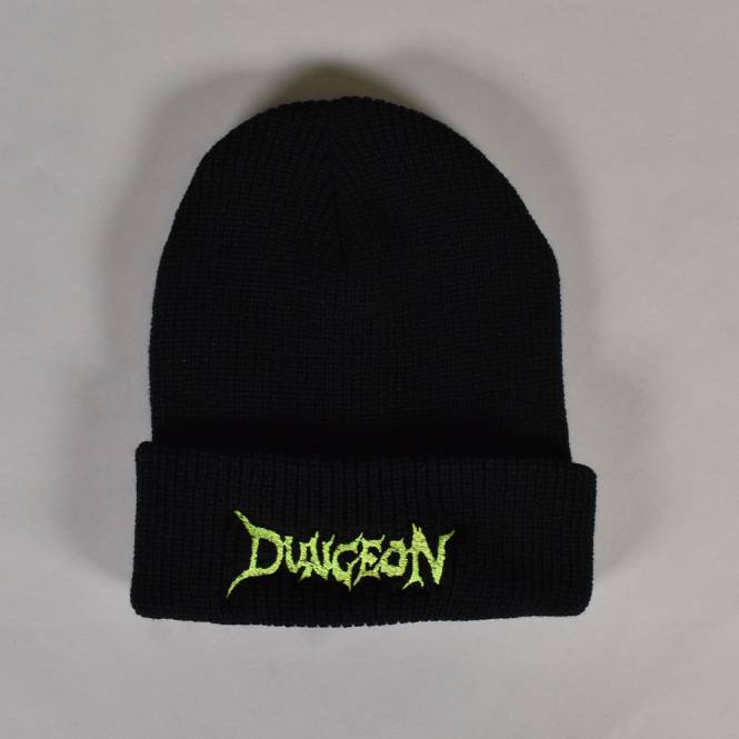 Dungeon Scrawl Logo Beanie - Black/Green