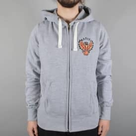 Eagle Zip Hooded Top - Athletic Heather
