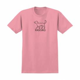 El Perro Skate T-Shirt - Pink