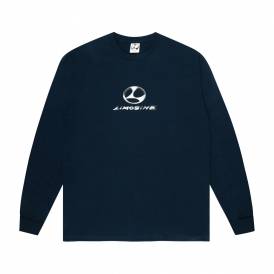 Emblem Long Sleeve Skate T-Shirt - Navy