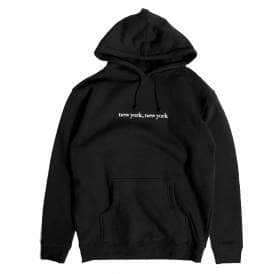 Embroidered NYNY Hood - Black