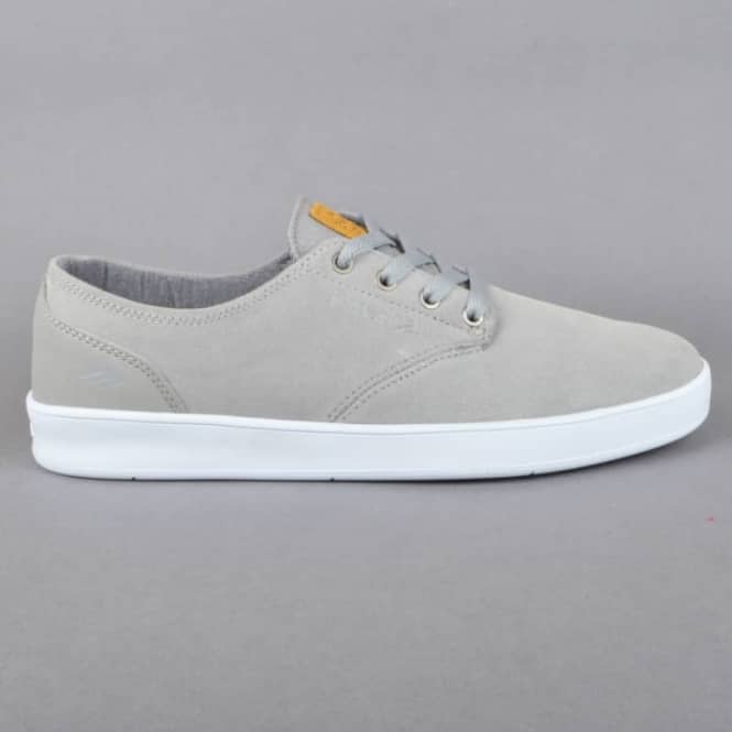 Emerica The Romero Laced Skate Shoes - Grey/White/Gum