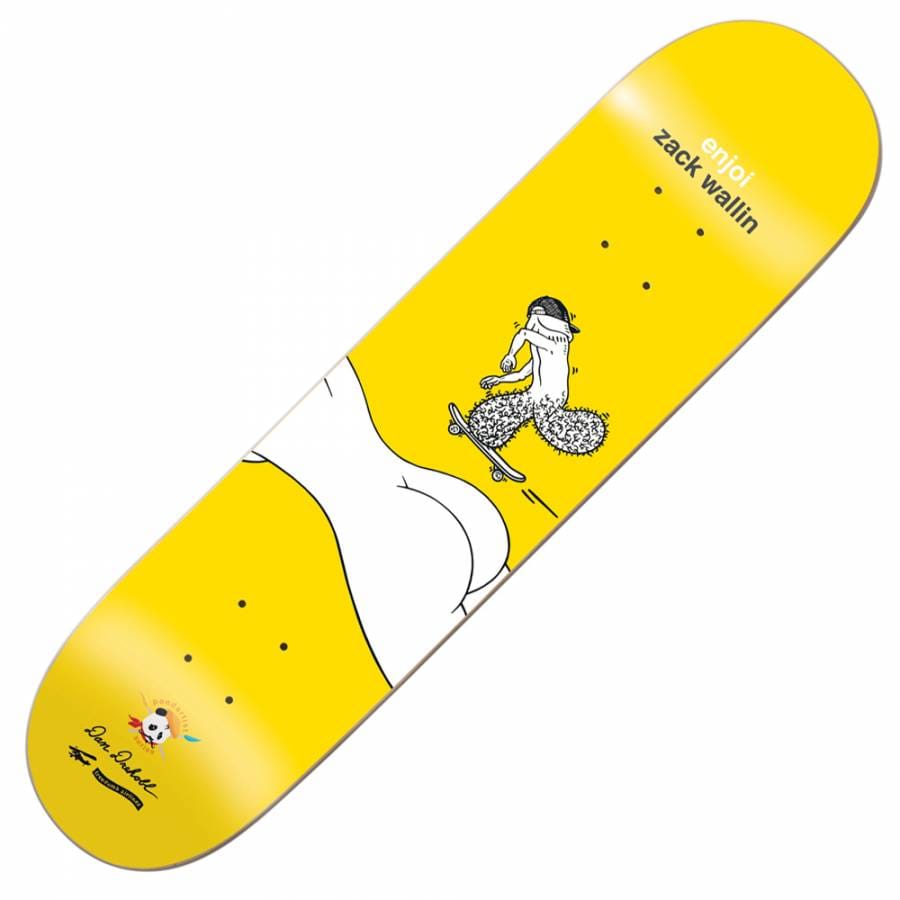 Enjoi Skateboards Zack Wallin Don't Be A Dick Skateboard Deck 8.0